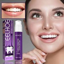 purple whithening tooth paste