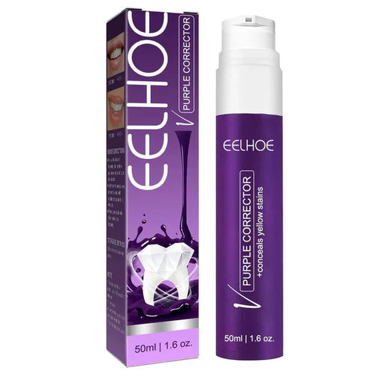 purple whithening tooth paste